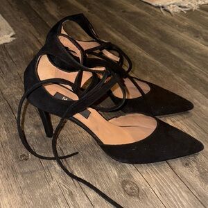 MARZIO made in Italy woman’s tie around ankle - Elegant Black Women's size 8